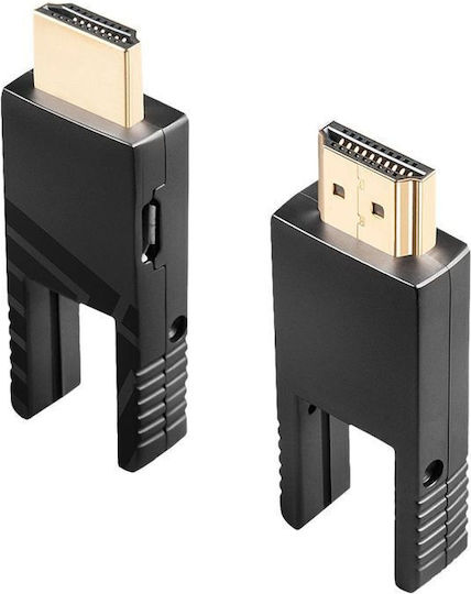 Lindy Cable HDMI male - micro HDMI male 30m Μαύρο