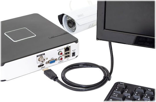 Digitus HDMI 1.4 High Speed 1080p 120Hz Cable HDMI Male - HDMI Male 3m Black