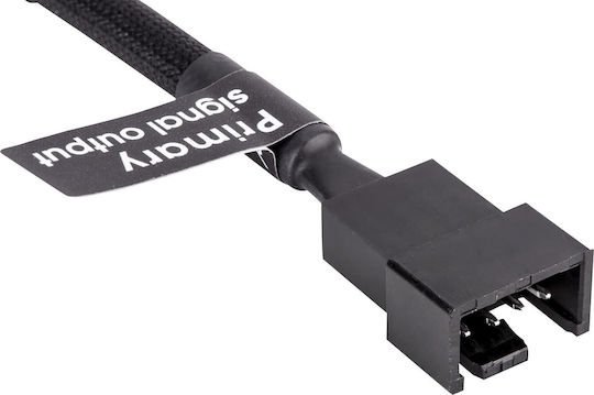 Thermaltake 4-Pin pwm - 2x 4-Pin pwm Cable 0.11m Black (AC-060-CO1OTN-F1)