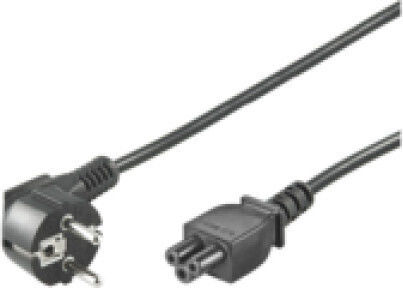 Microconnect Schuko - IEC C5 / Schuko Кабел 0.5м Черен (PE010805)