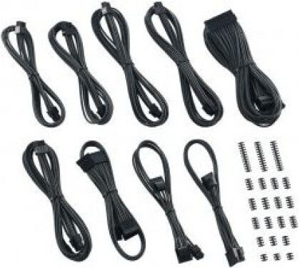 Cablemod 24 de pini ATX / EPS cu 8 pini / 4-Pin EPS / PCIe cu 8 pini / PCIe cu 6 pini - 24 de pini ATX / EPS cu 8 pini / 2 x 8 pini PCIe / PCIe cu 8 pini / PCIe cu 6 pini Cablu 0.7m Negru (CM-CSR-CKIT-NKC-R)