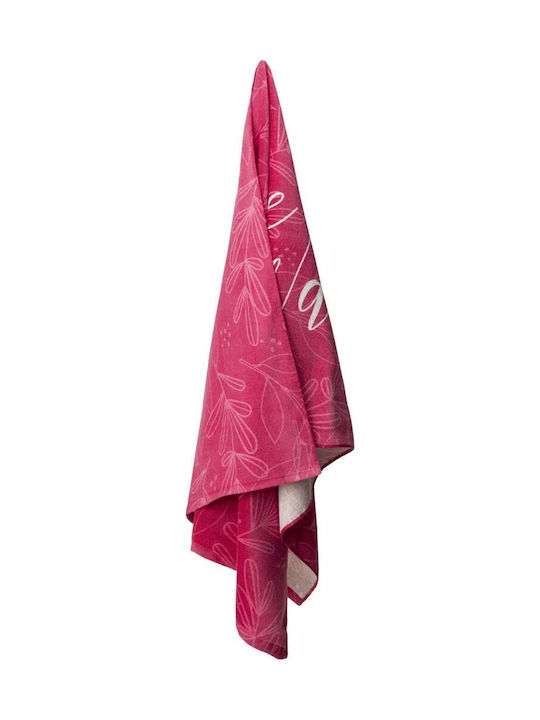 Aquawave Πετσέτα Γυμναστηρίου Βαμβακερή Ροζ 180x75cm