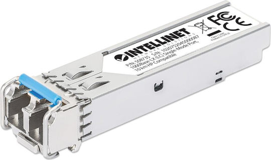 Intellinet Приемо-предавател Mini-GBIC 1GBase-LX LC SM 10km HPE 1бр (508735)