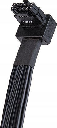 Silverstone Sst-pp14-90 12+4 Pin Psu To 12+4 Pin Gpu 90° Angled 12vhpwr Pcie Gen5 Cable 65cm Black