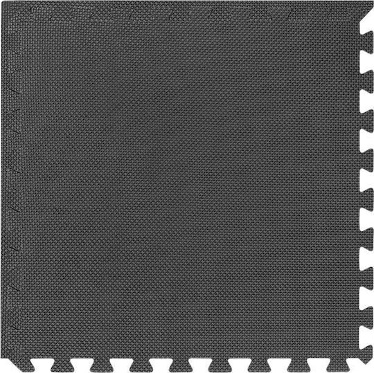 Boden Puzzle Fitnessstudio Schwarz 180x120cm 6Stück