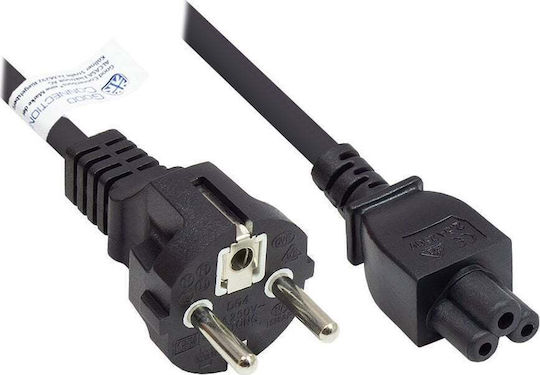 Good Connections Schuko - IEC C5 Кабел 1.8м Черен