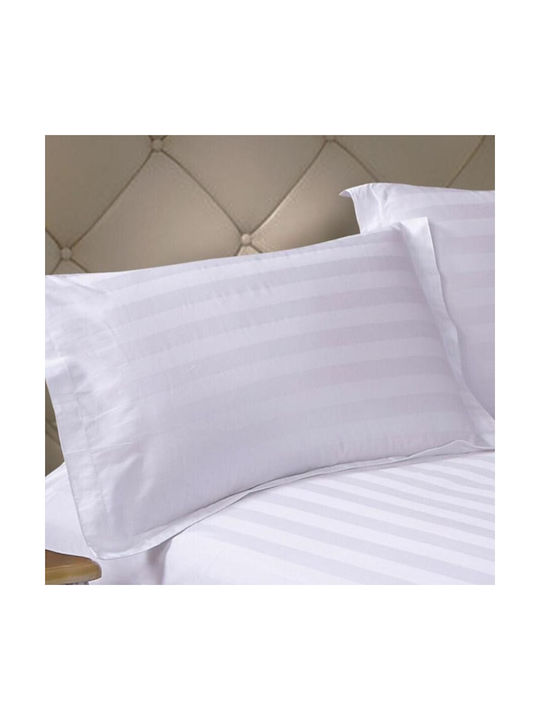 Pucioasa Σετ Μαξιλαροθήκες White 50x70εκ.