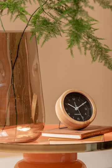 Karlsson Analog Wooden Tabletop Clock Karlsson Analog Wooden Tabletop Clock