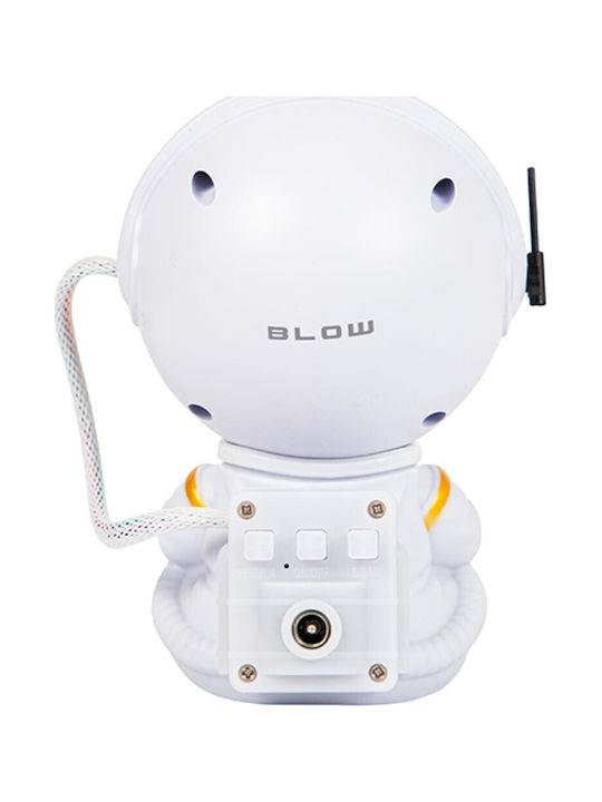 Blow Projector Διακοσμητικό Φωτιστικό LED Ρυθμιζόμενο Λευκό Αστροναύτης 3εκ.