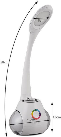 Bakaji Διακοσμητικό Φωτιστικό LED RGB 58x18εκ.