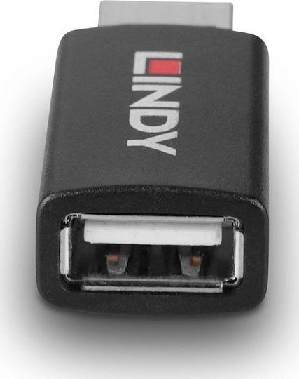 Αντάπτορας Usb Lindy 2.0 Typ A To A Data Blocker Battery Charging 1.2