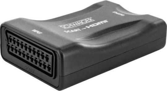 Schwaiger Μετατροπέας HDMI female σε Scart female (HDMSCA01533)