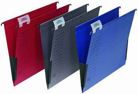 Elba Hanging Folder A4 Chic Fabric Sides Red Eb1021