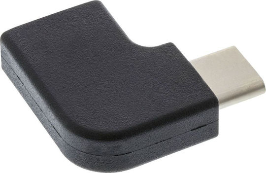 InLine USB-C 3.2 90° Angled Μετατροπέας USB-C male σε USB-C female 1τμχ