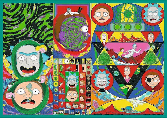 Rick And Morty Puzzle 2D 1000pcs