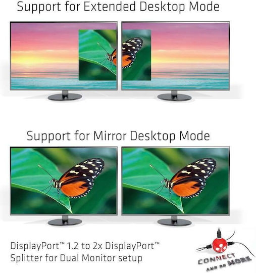 Club3D Converter DisplayPort male to DisplayPort female 1pcs CSV-6200