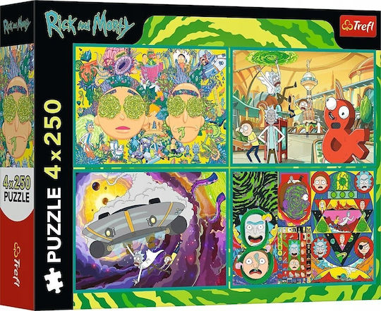 Rick And Morty Puzzle 2D 1000pcs