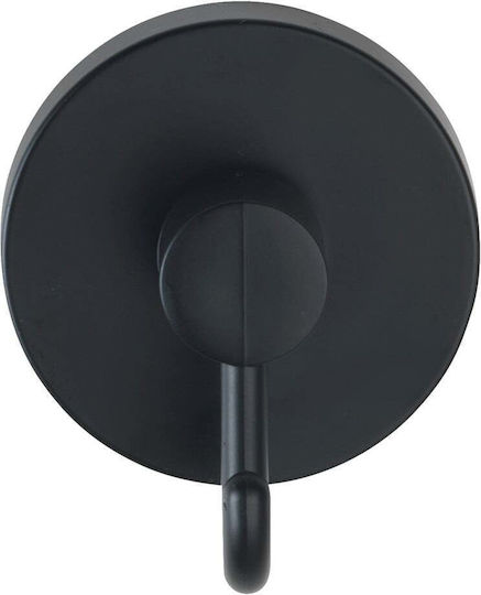 Wenko Double Wall-Mounted Bathroom Rail with Screws 6.7x6cm Black
