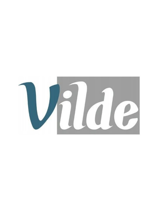 Vilde Ράγα Μπάνιου Μονή Επιτοίχια με Βίδες ​60x82.5cm Μαύρη