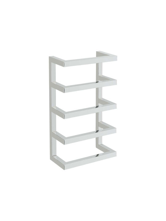 Wenko Καλόγερος Μπάνιου Μονός ​8x8cm Inox Ασημί