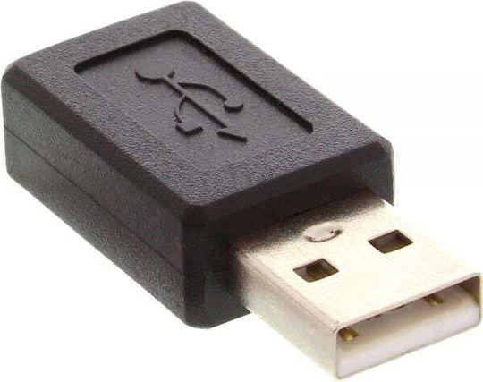 InLine Конвертор USB-A Мъжки в Мини USB Женски 1 Брой 33500A