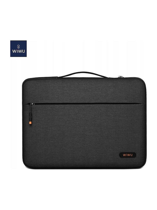 Wiwu Pilot Αδιάβροχη Τσάντα Ώμου / Χειρός για Laptop 13" σε Μαύρο χρώμα