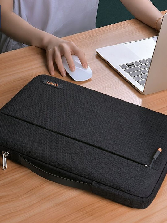 Wiwu Pilot Αδιάβροχη Τσάντα Ώμου / Χειρός για Laptop 13" σε Μαύρο χρώμα