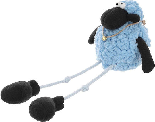 Saska Garden Saska Garden Sitting Blue Lamb 10+25cm Spring Decoration