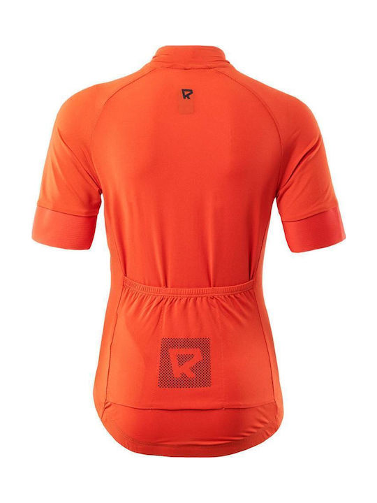 Radvik Bravo Jrb Kinder Kurze Ärmel Fahrradtrikot Orange