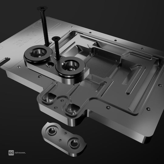 Alphacool Core Rtx 4090 Fe Με Backplate Acryl Nickel GPU Water Block Gray