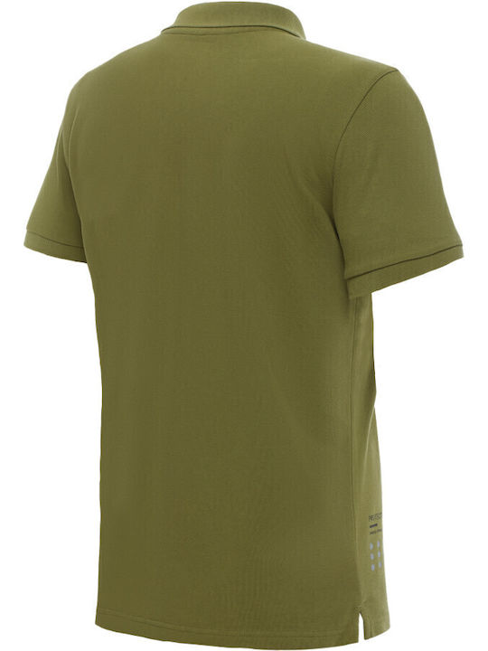 Speed Demon Polo Herrenbluse Kurzarm Olive Branch