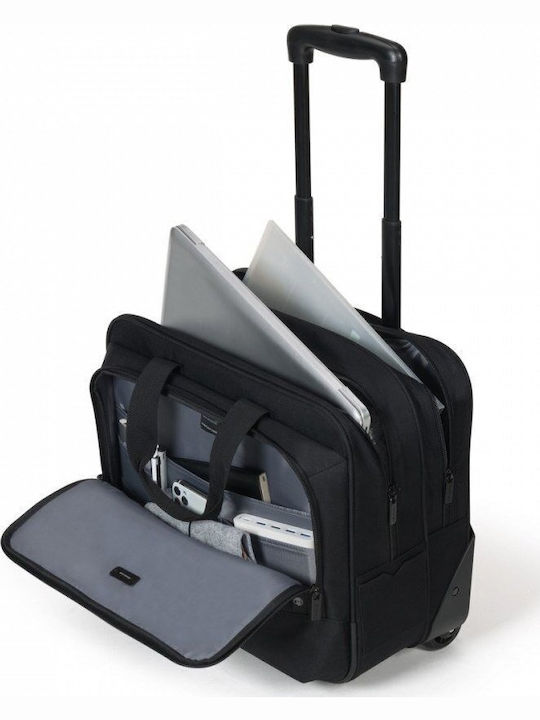 Dicota Roller Eco Top Traveller Τσάντα Laptop 16" με Ροδάκια σε Μαύρο χρώμα