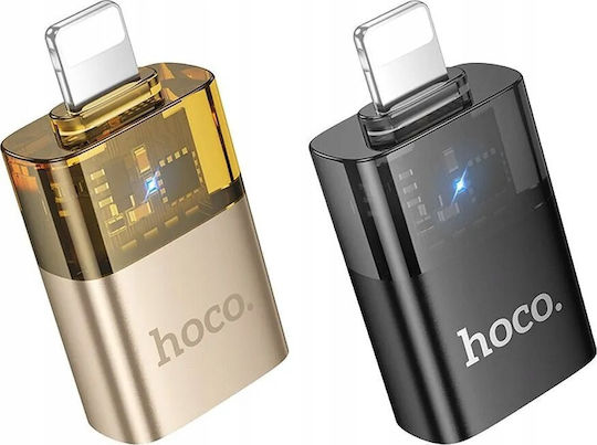 Hoco Μετατροπέας Lightning male σε USB-A female 1τμχ 302281