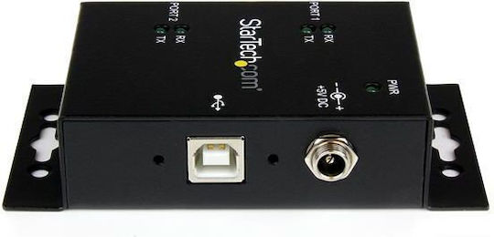 StarTech Μετατροπέας Serial 2x male σε USB-B female (ICUSB2322I)