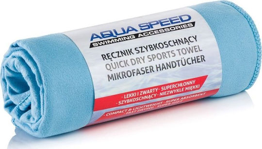 Aquaspeed Dry Flat 02/155 Swimming Towel Microfiber Blue 140x70cm