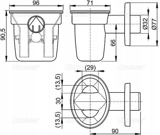 Alcaplast Siphon