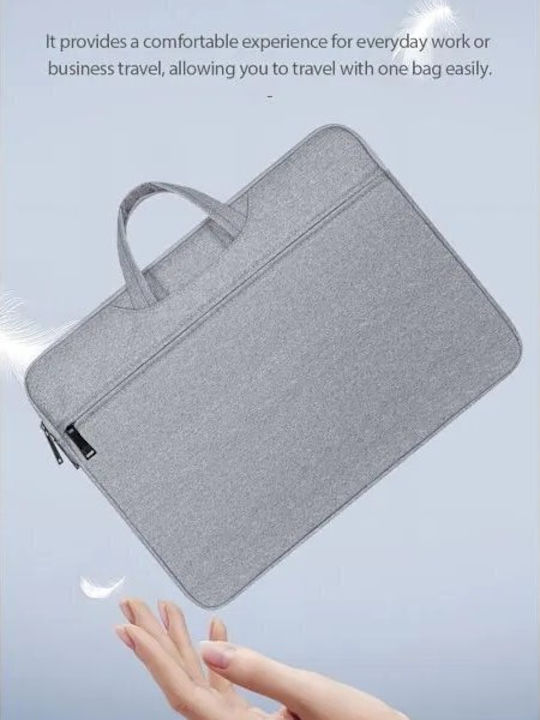 Geantă orizontală Dux Ducis Lbtc pentru laptopuri de 14-15,4" Gri deschis