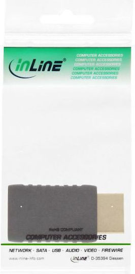InLine Converter HDMI / mini HDMI male to HDMI / mini HDMI male Gold 1pcs 17691G