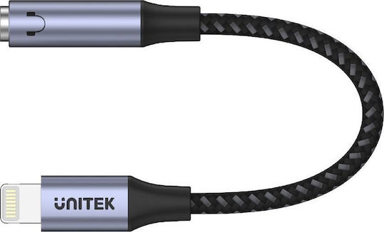 Unitek Μετατροπέας Lightning / 3.5mm male σε Lightning / 3.5mm female 1τμχ M1208A