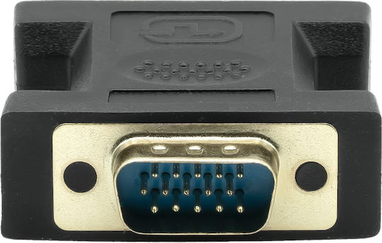 ProXtend Конвертор DVI-I / VGA мъжки към DVI-I / VGA женски Черен 1бр DVII245F-VGA