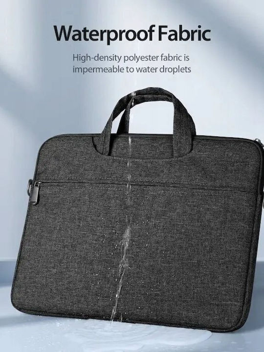 Dux Ducis Lbjb Tasche Schulter / Handheld für Laptop 15.4" in Schwarz Farbe