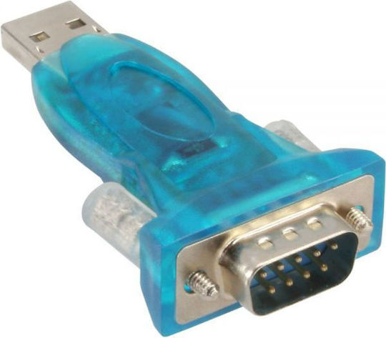 InLine Μετατροπέας USB-A male σε Serial female Μπλε 1τμχ 33304A