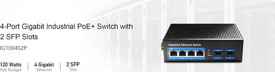 Cudy IG1004S2 Unmanaged L2 Switch με 4 Θύρες Gigabit (1Gbps) Ethernet