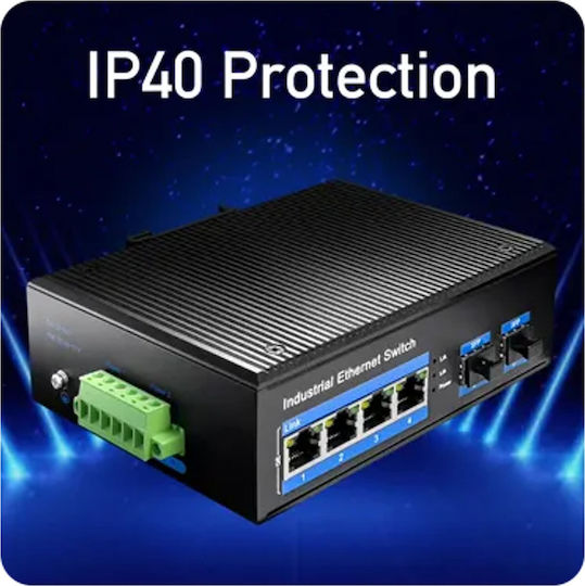 Cudy IG1004S2 Unmanaged L2 Switch με 4 Θύρες Gigabit (1Gbps) Ethernet