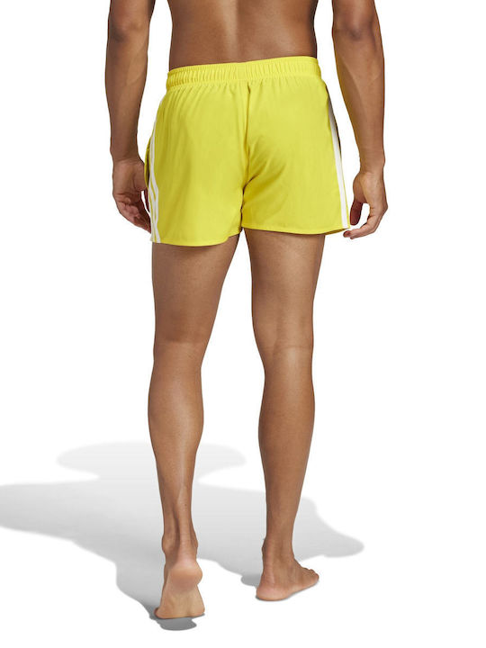 Costum de Baie Bărbați Pantaloni Scurți Galbeni cu Dungi