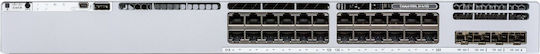 Cisco Catalyst C9300L-24T-4X-A Managed L3 Switch και 24 SFP Θύρες