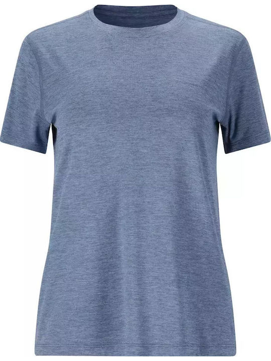Damen T-Shirt Schnell trocknend Hellblau