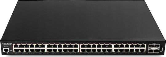 Cudy GS2048PS4-720W Управление на L2 Switch с 44 Портове Гигабитови (1Gbps) Ethernet