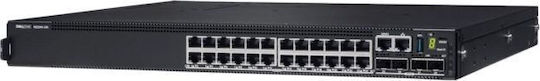 Dell EMC N2224X-ON Managed L3 Switch with 24 Gigabit (1Gbps) Ethernet Ports and 4 SFP Ports