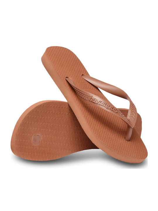 Top Senses Flip Flops in Brown Colour